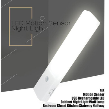 Product image for Rechargeable Infrared Motion Sensor Wall LED Night Light Torch (Warm) | AusPCMarket Australia