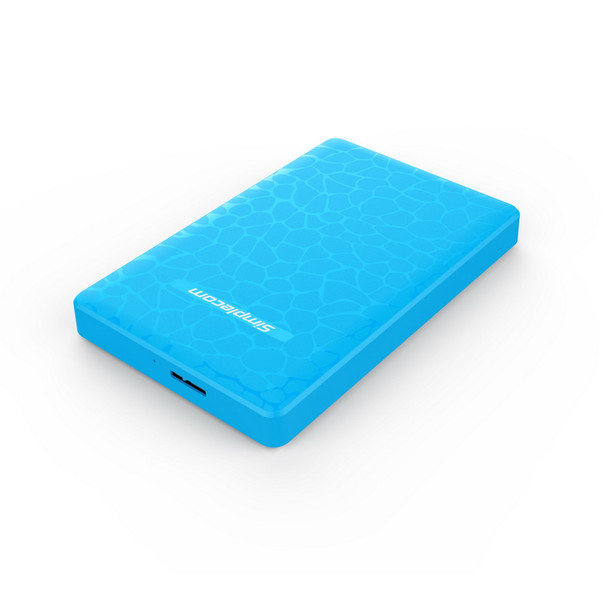 Product image for Simplecom 2.5in SATA to USB 3.0 HDD/SSD Box Blue | AusPCMarket Australia