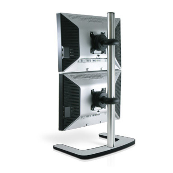 Product image for Atdec Visidec Freestanding Dual Monitor Vertical Stand | AusPCMarket Australia