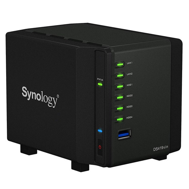 Synology DiskStation DS419 Slim 2.5in 4 Bay NAS Product Image 6