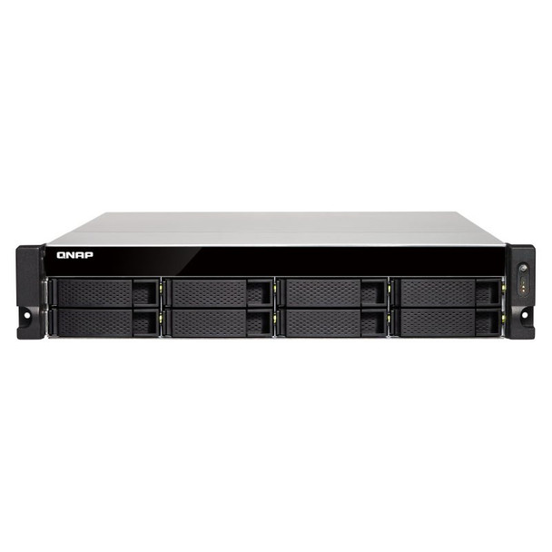 Product image for QNAP TS-863XU-RP-4G 8 Bay Diskless Rackmount NAS AMD GX-420MC 2GHz 4GB | AusPCMarket Australia