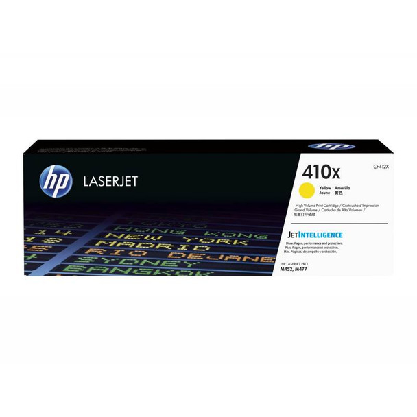 Image for HP 410X High Yield Yellow Original LaserJet Toner Cartridge (CF412X) AusPCMarket