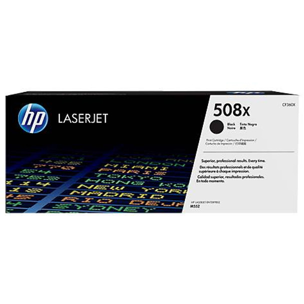 Image for HP 508X High Yield Black Original LaserJet Toner Cartridge (CF360X) AusPCMarket