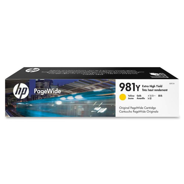 Image for HP 981Y Extra High Yield Yellow Original PageWide Cartridge (L0R15A) AusPCMarket