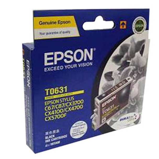 Image for Epson T0631 Black Ink Cart 250 pages Black AusPCMarket