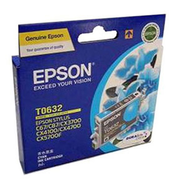 Image for Epson T0632 Cyan Ink Cart 380 pages Cyan AusPCMarket