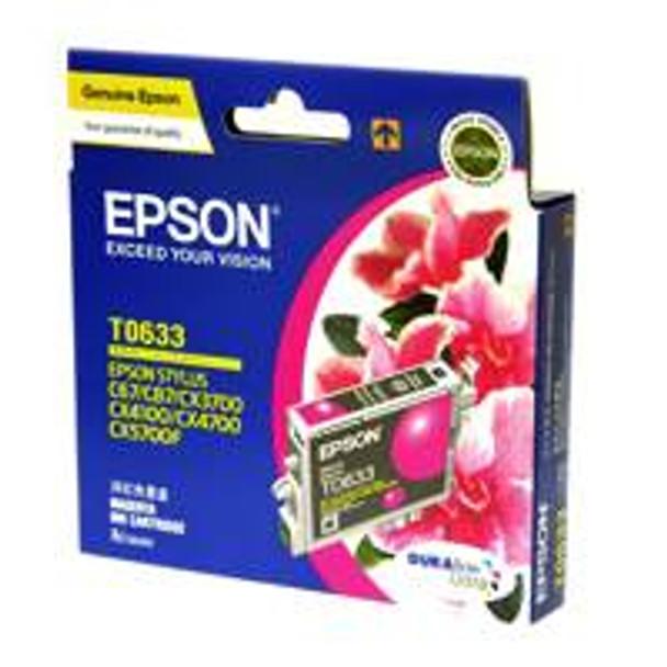 Image for Epson T0633 Stylus Magenta Ink 380 pages (T063390) AusPCMarket