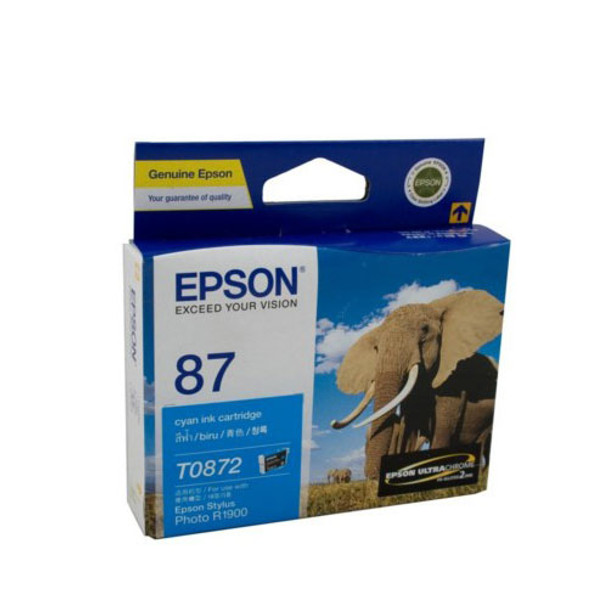 Image for Epson 87 - UltraChrome Hi-Gloss2 - Cyan Ink Cartridge 915 pages AusPCMarket