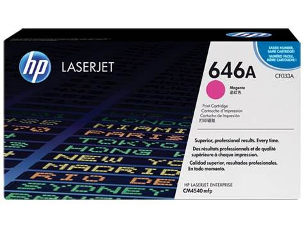 Image for HP CF033A 646A Magenta Original LaserJet Toner Cartridge AusPCMarket