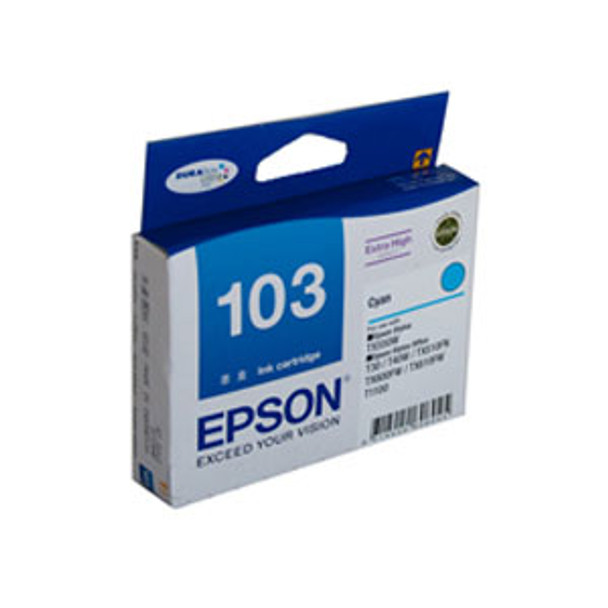 Image for Epson 103 High Yield Cyan Ink Cartridge 815 pages AusPCMarket