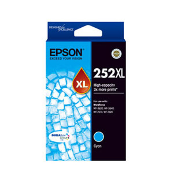 Image for Epson 252 Cyan Ink Cartridge 300 pages Cyan AusPCMarket