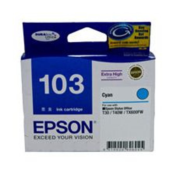 Image for Epson T103292 Extra High Capacity Cyan Ink Cartridge AusPCMarket