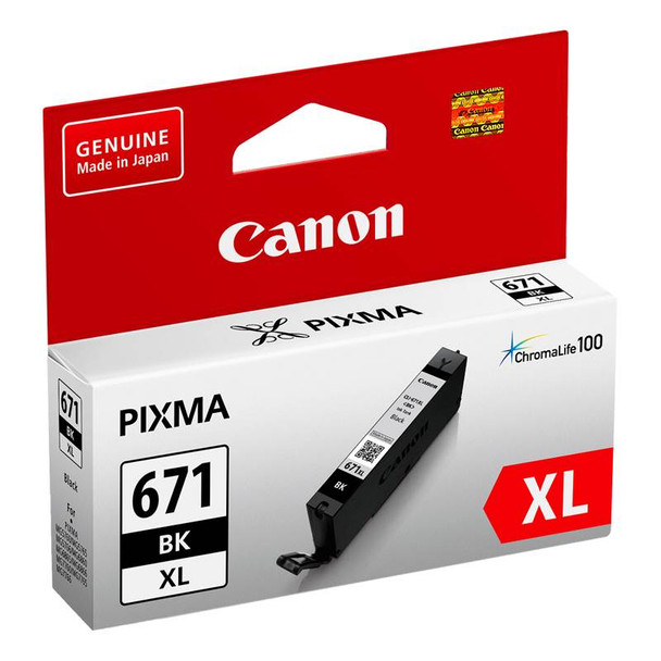 Canon CLI-671XLBK High Capacity Black Ink Cartridge Product Image 3