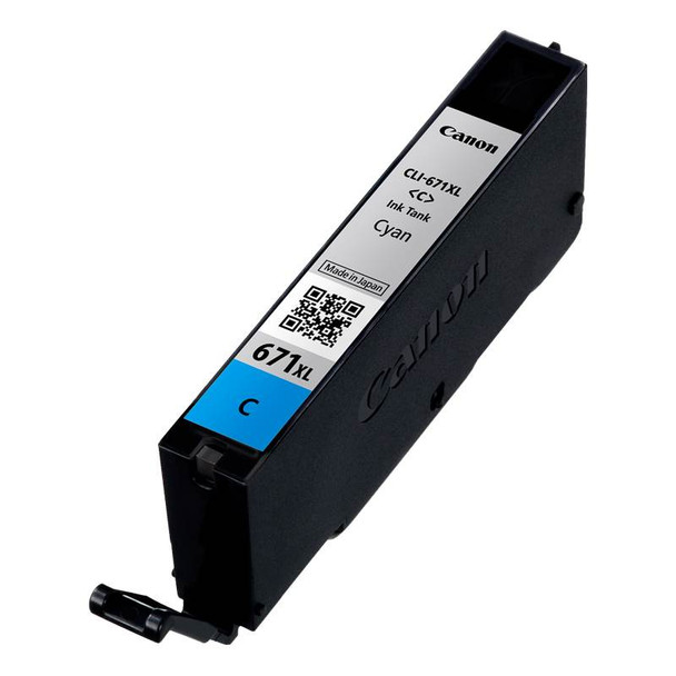 Canon CLI-671XLC High Capacity Cyan Ink Cartridge Up To 715 pages Product Image 2