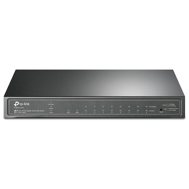 TP-Link TL-SG2210P 8-Port Gigabit Smart PoE Switch with 2 SFP Slots Product Image 3