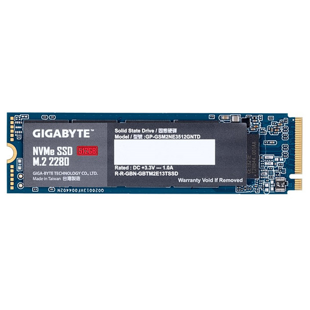 Image for Gigabyte 512GB M.2 PCIe 3.0 x4 NVMe SSD GP-GSM2NE3512GNTD AusPCMarket