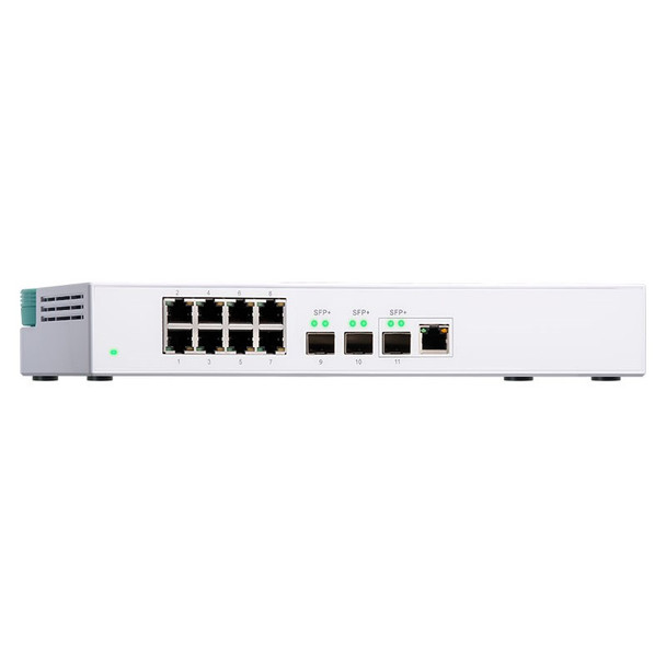 QNAP QSW-308-1C 10 Port 10GbE SFP+ Gigabit Unmanaged Switch with SFP+ Combo Port Product Image 8