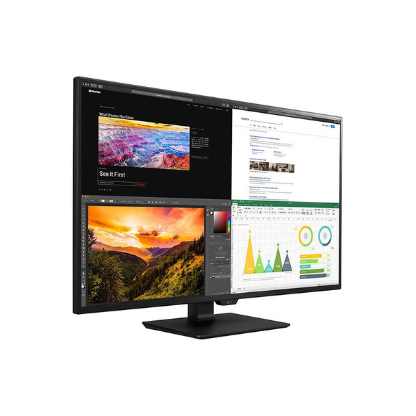 LG 43UN700-B 42.5in 4K UHD HDR10 USB-C IPS Monitor Product Image 2