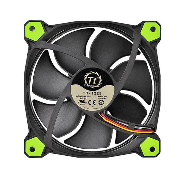 Thermaltake Riing 14 High Static Pressure 140mm Green LED Fan Product Image 2