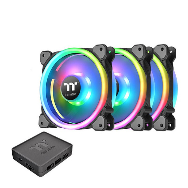Image for Thermaltake Riing Trio 14 TT Premium Edition 140mm LED RGB Fan - 3 Fan Pack AusPCMarket