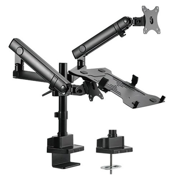 Image for Brateck Mechanical Monitor Mount with Laptop Holder - 17in-32in AusPCMarket