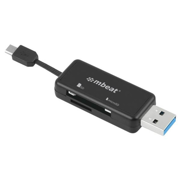 Image for mBeat MB-OTG32D Ultra Dual USB 3.0 Card Reader - USB 3.0 + Micro USB 2.0 OTG AusPCMarket