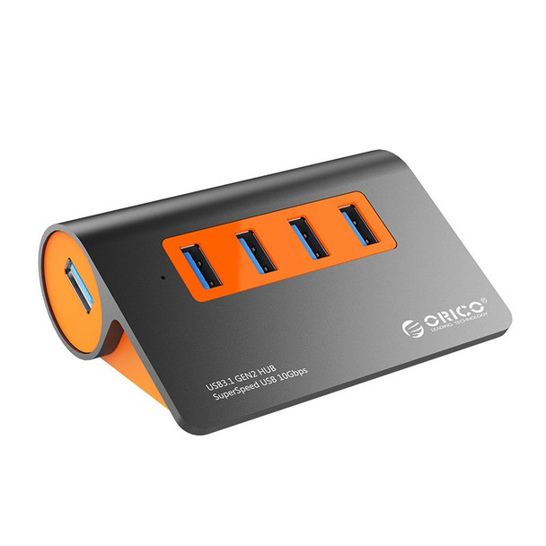 Image for Orico 4-Port USB3.1 Gen2 Hub - Orange AusPCMarket