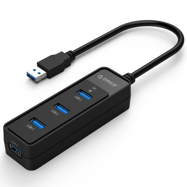 Image for Orico W5PH4-U3-BK 4-Port USB 3.0 Hub - Black AusPCMarket