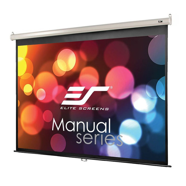 Image for Elite Screens Manual 150in 4:3 Pulldown Projection Screen - White AusPCMarket