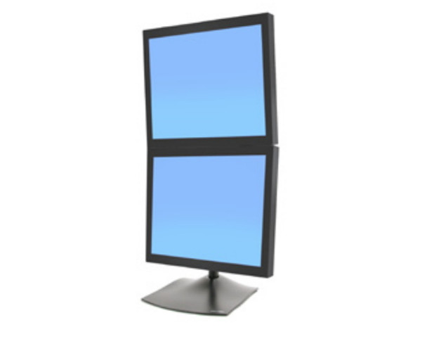 Ergotron DS100 Dual LCD Display Vertical Desk Stand - Supports up to 24in Display Product Image 2