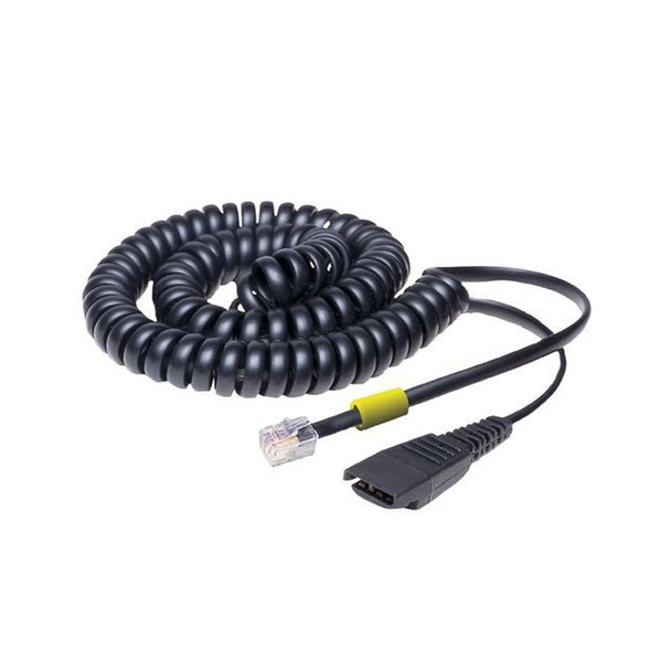 Image for Jabra 2m Coiled Quick Disconnect to Modular RJ Cable AusPCMarket