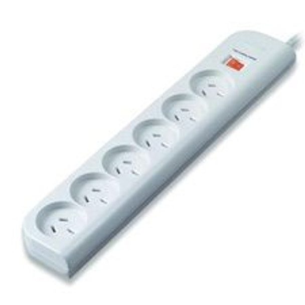 Image for Belkin 6-Outlet Economy Surge Protector (F9E600VAU2M) AusPCMarket