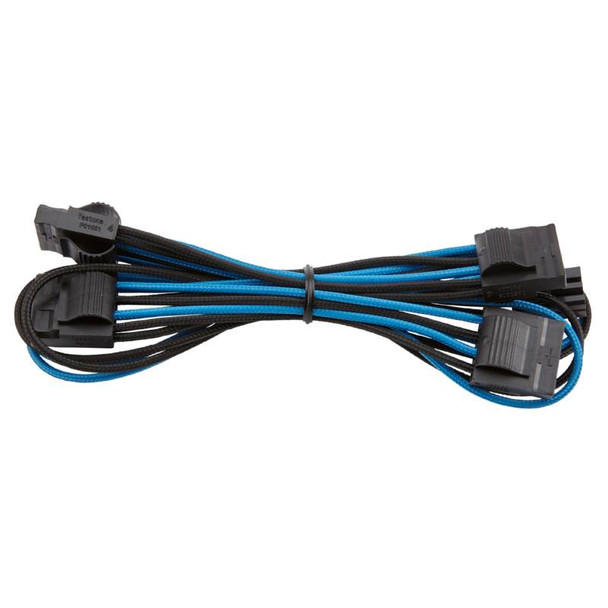 Corsair DC Premium Sleeved Cable Pro Kit Type 4 Gen 3 - Blue/Black Product Image 2