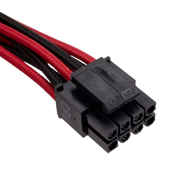 Corsair DC Premium Sleeved Cable Pro Kit Type 4 Gen 3 - Red/Black Product Image 4