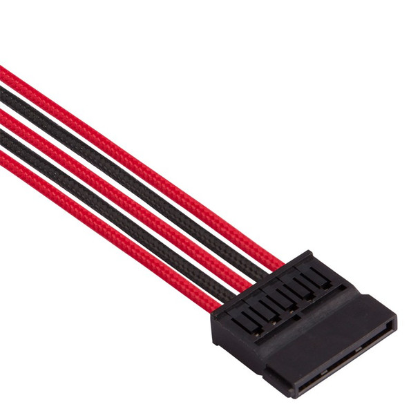 Corsair Premium Individually Sleeved PSU Cables Pro Kit - Red/Black Product Image 12
