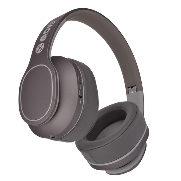 Image for Moki Navigator ANC Volume Limited Bluetooth Headphones - Grey AusPCMarket