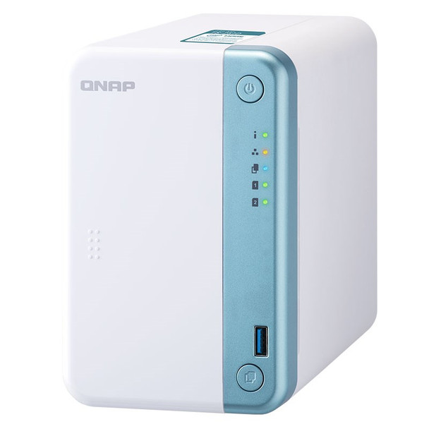 QNAP TS-251D-4G 2-Bay Diskless NAS Celeron J4005 Dual-Core 2.0GHz CPU 4GB RAM Product Image 3