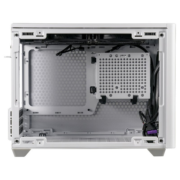 Cooler Master MasterBox NR200P Tempered Glass Mini-ITX Case - White Product Image 3
