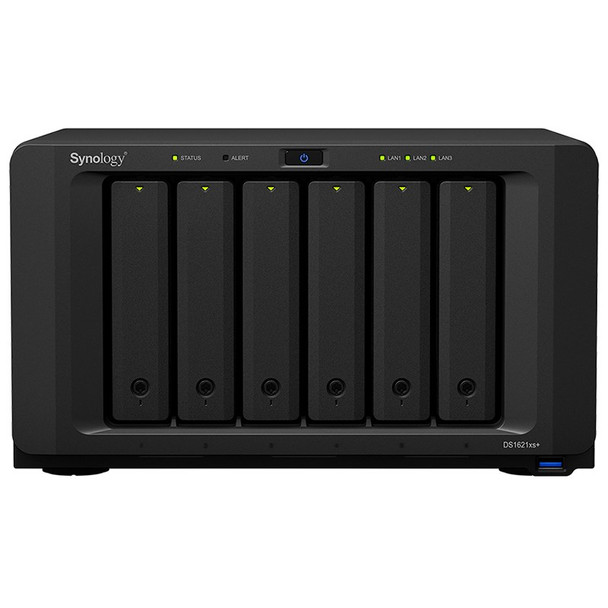 Image for Synology DiskStation DS1621xs+ 6 Bay Diskless NAS Quad Core CPU 8GB RAM AusPCMarket