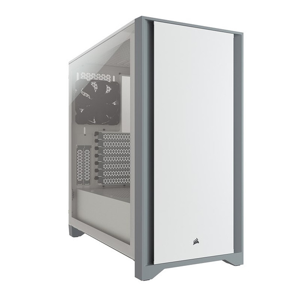 Corsair 4000D Tempered Glass Mid-Tower ATX Case - White Product Image 3