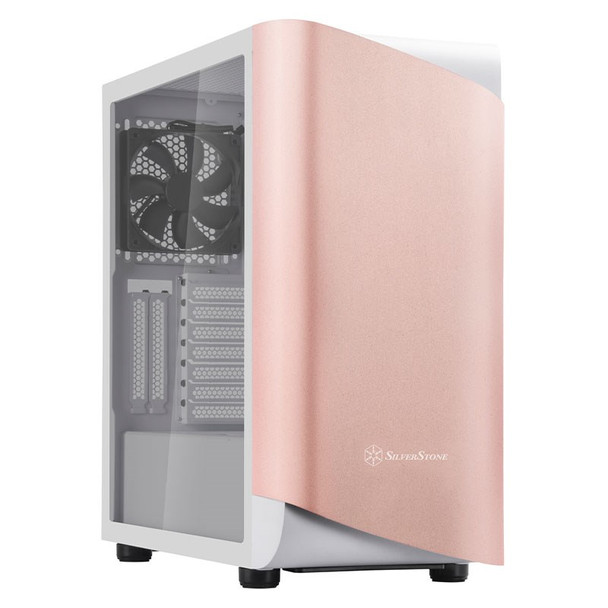 Image for SilverStone Seta A1 Tempered Glass Mid-Tower ATX Case - Rose Gold AusPCMarket