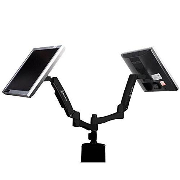 SilverStone Arm Dual LCD Monitor - Black (ARM22BC) Product Image 2