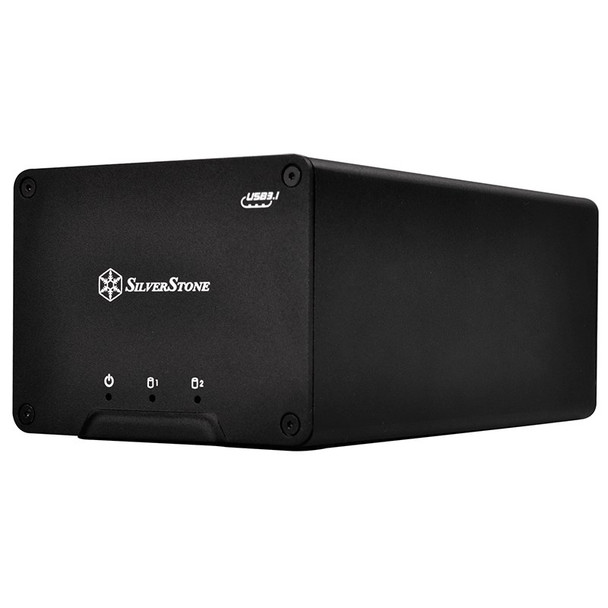 SilverStone DS223 2.5in 2 Bay USB 3.1 Gen 2 External RAID Enclosure Product Image 15