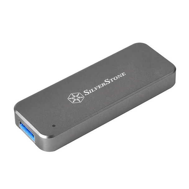 SilverStone MS09-MINI M.2 USB 3.1 Portable Enclosure - Charcoal Product Image 3