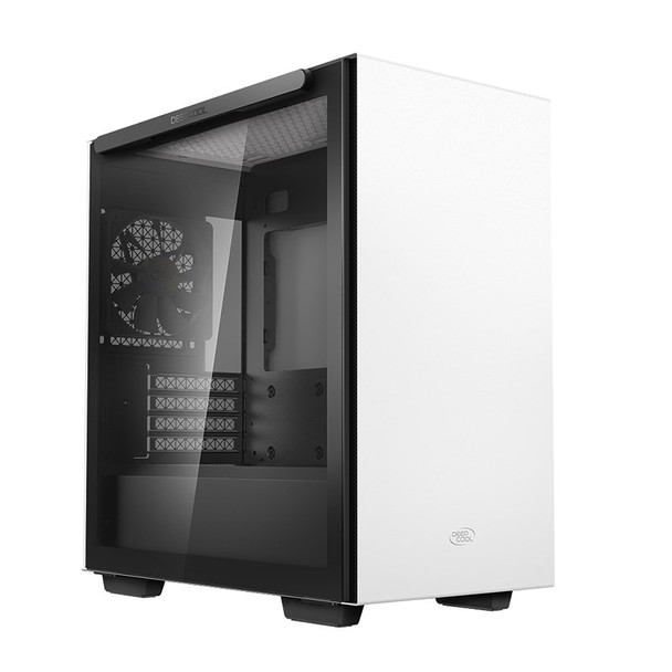 Image for Deepcool MACUBE 110 Tempered Glass Mini Tower Micro-ATX Case - White AusPCMarket