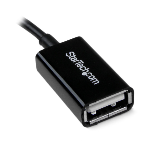 StarTech Micro USB Male to USB Female OTG Host Cable Adapter Product Image 2