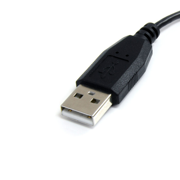 StarTech 1 ft Micro USB Cable - A to Left Angle Micro B Product Image 3