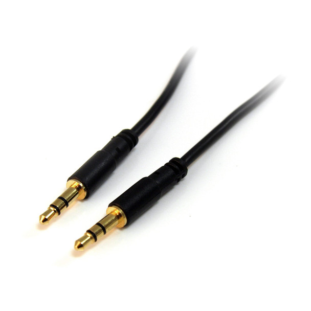 StarTech 3 ft Slim 3.5mm Stereo Audio Cable - M/M Main Product Image