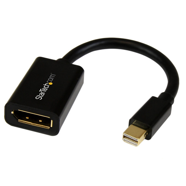 StarTech 6in Mini DisplayPort to DisplayPort Video Cable Adapter M/F Main Product Image