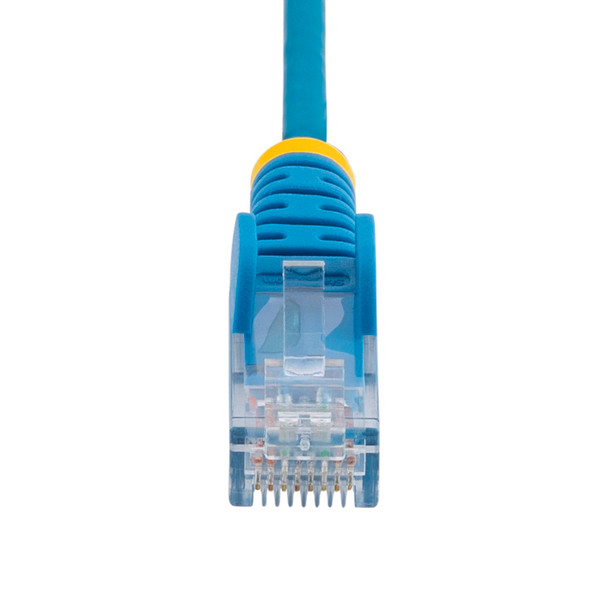 StarTech 0.5m CAT6 Cable - Blue - Slim CAT6 Patch Cable - Snagless Product Image 4